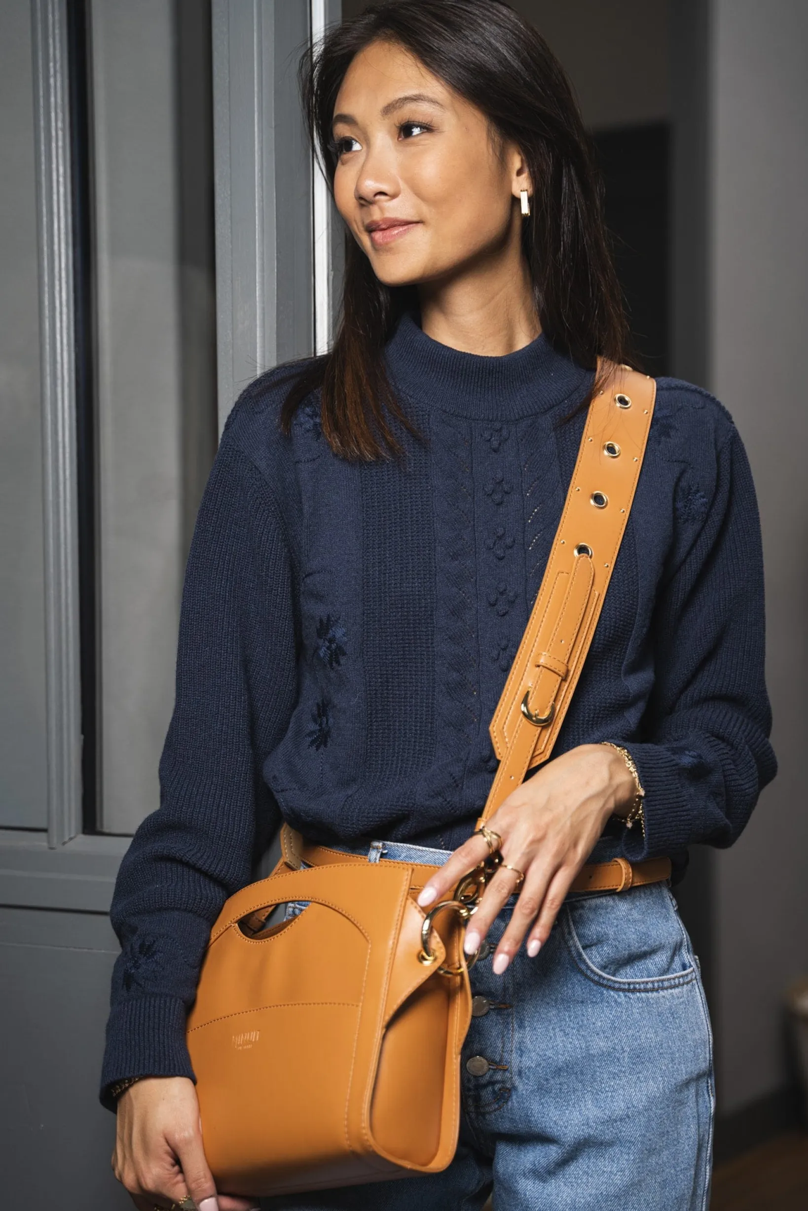 Minuit sur Terre Straps For Bags<Anse Oeillets Camel
