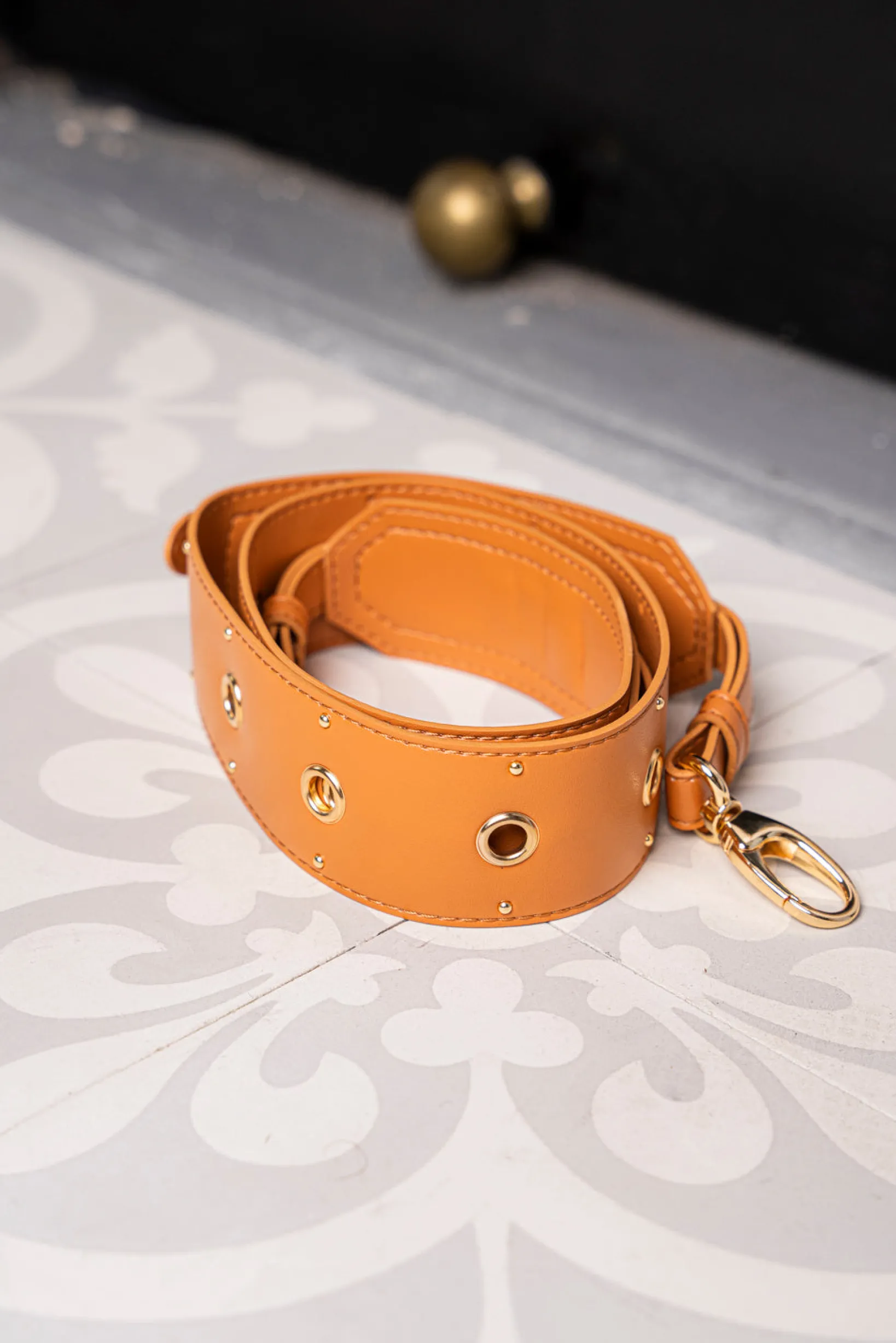 Minuit sur Terre Straps For Bags<Anse Oeillets Camel