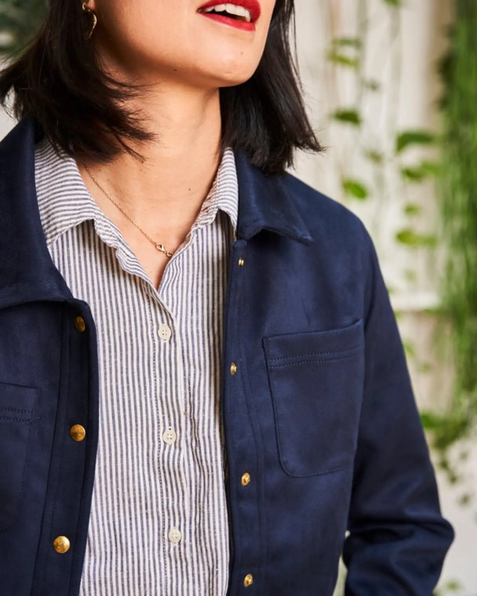 Minuit sur Terre Jackets & Coats<Camille Bleu Minuit