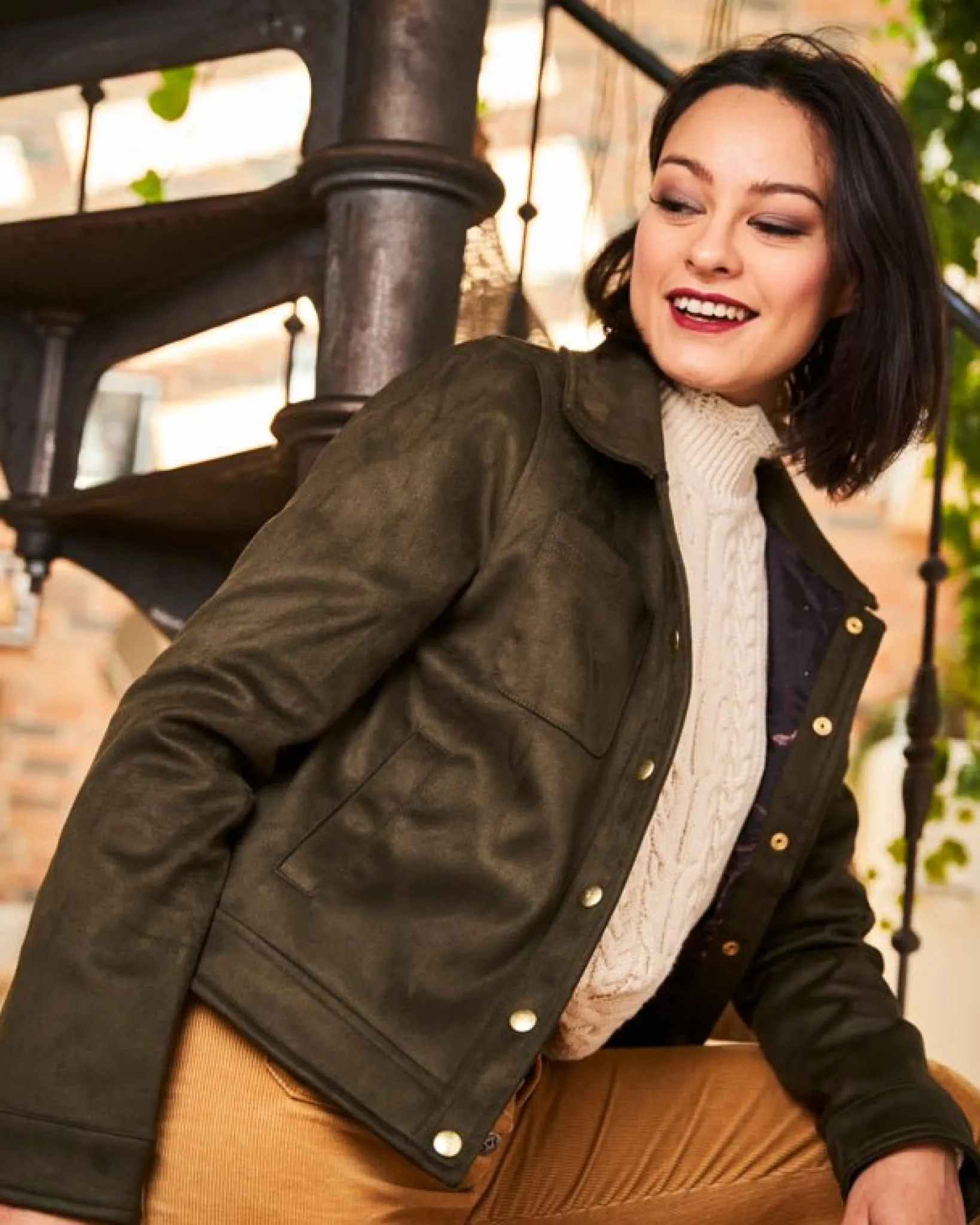 Minuit sur Terre Jackets & Coats<Camille Kaki