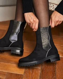 Minuit sur Terre Low Boots<Fugace Noir