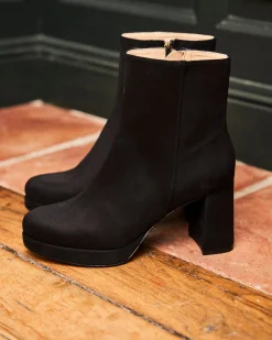 Minuit sur Terre Heeled Boots<Indice Noir