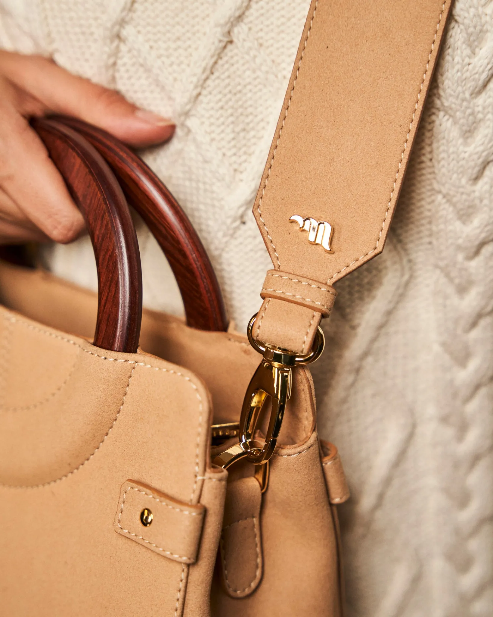 Minuit sur Terre Bags<Micro Kayamb Latte