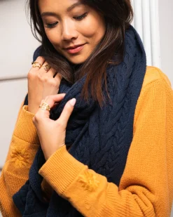 Minuit sur Terre Scarves & Hats<Nébuleuse Bleu Minuit