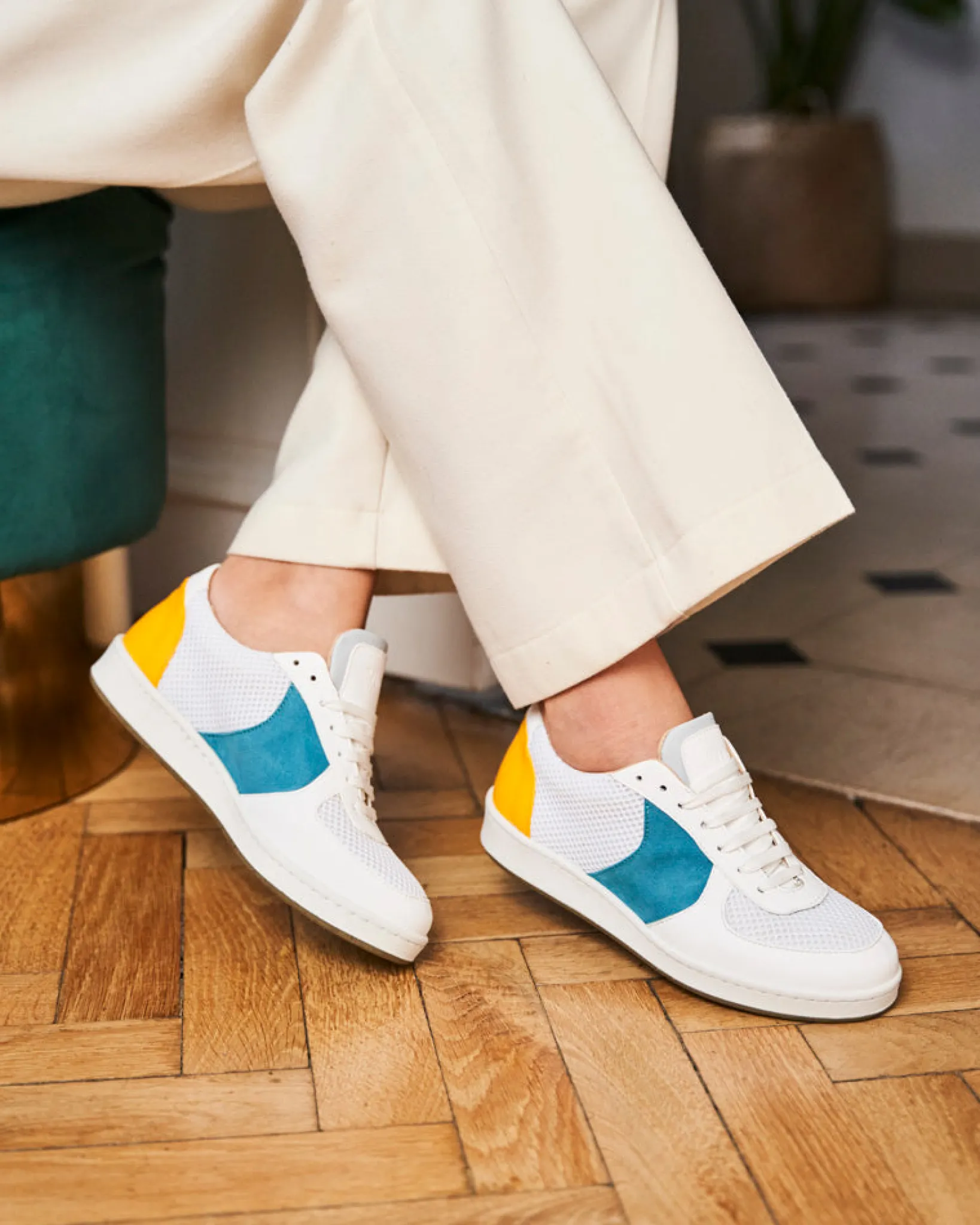 Minuit sur Terre Shoes<Orient Safran Jade