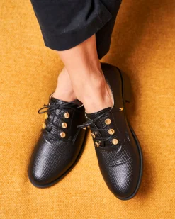 Minuit sur Terre Loafers & Derbies<Piccadilly Noir Python