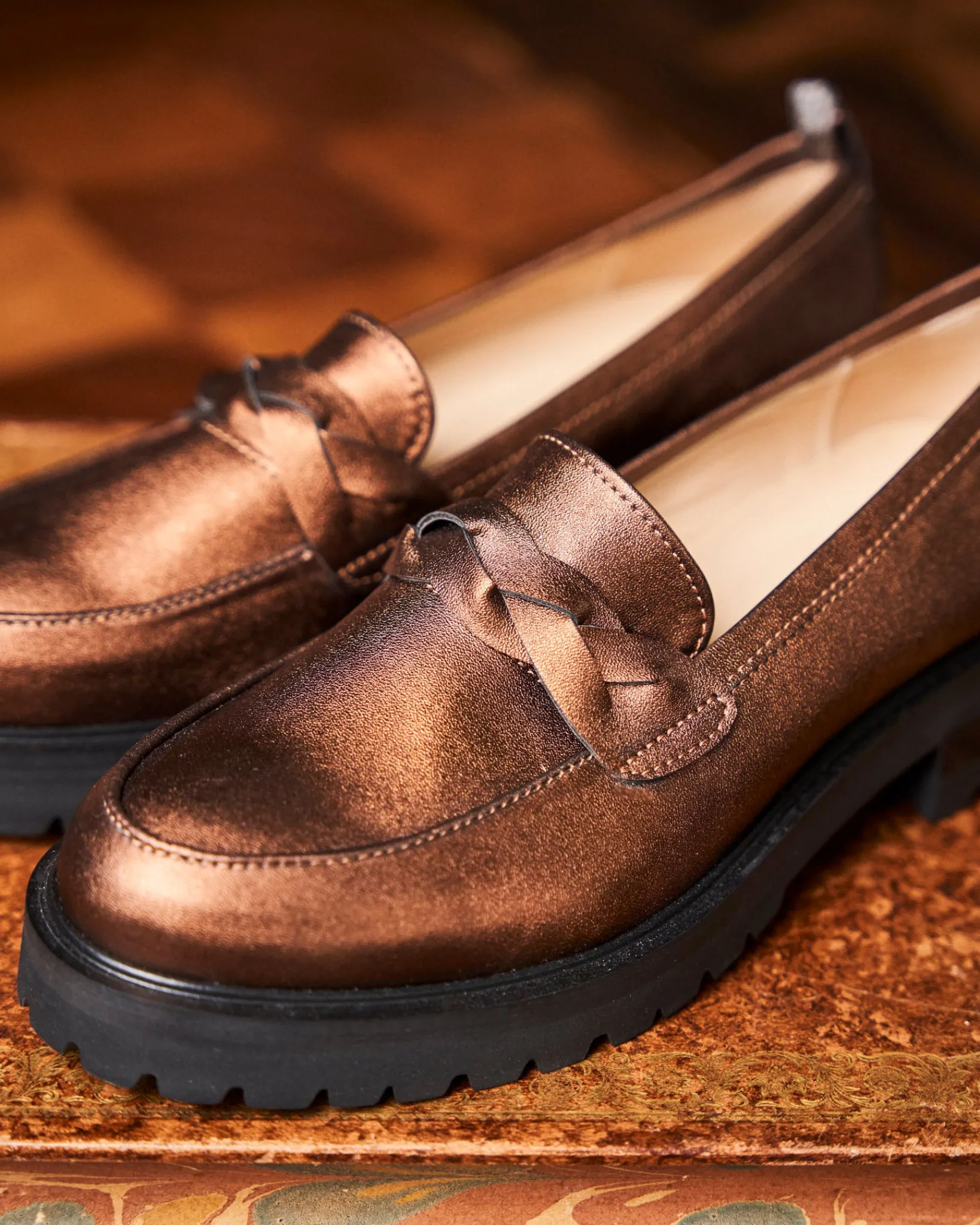 Minuit sur Terre Loafers & Derbies<Sortilège Bronze