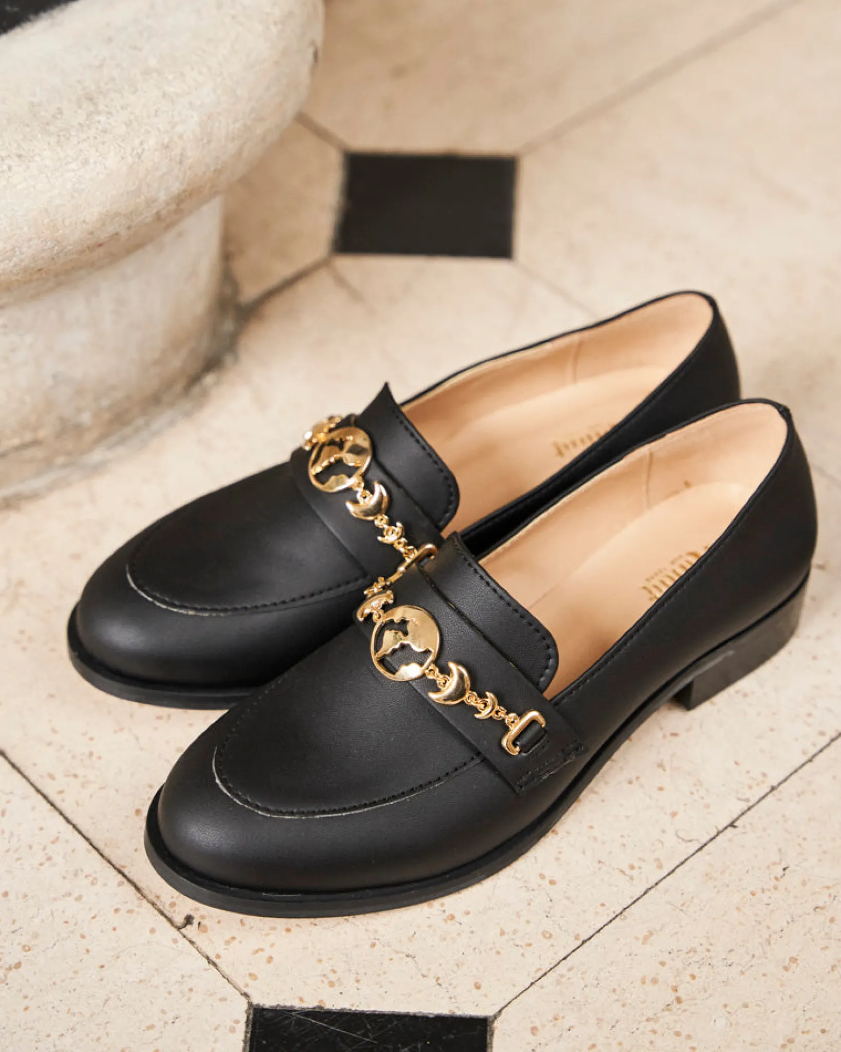 Minuit sur Terre Loafers & Derbies<Symbole Noir