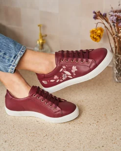 Minuit sur Terre Sneakers<Vent d'Automne Bordeaux