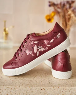 Minuit sur Terre Sneakers<Vent d'Automne Bordeaux