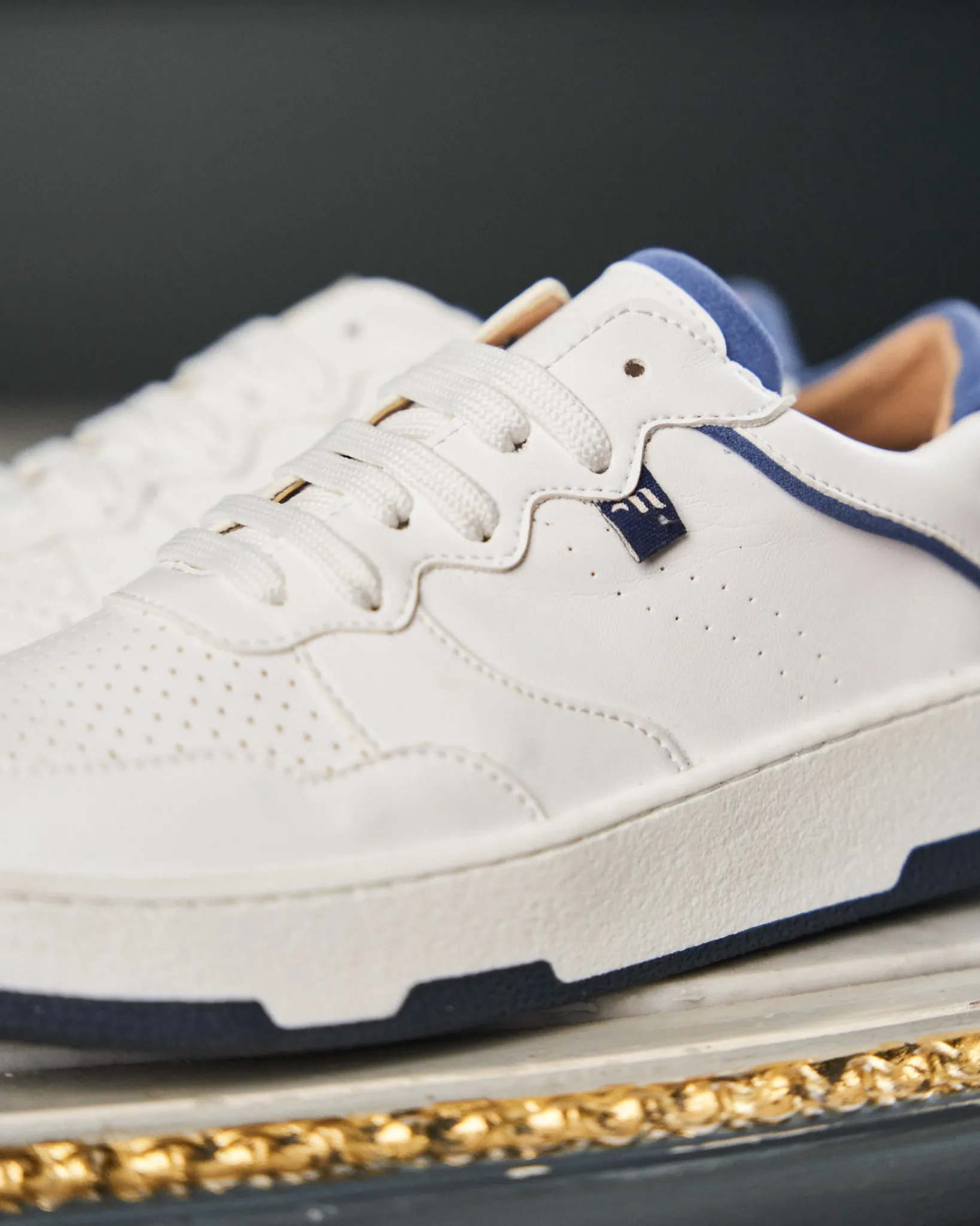 Minuit sur Terre Sneakers<Vestige Blanc Denim