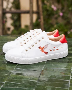 Minuit sur Terre Sneakers<Virevolte Colibri Rouge