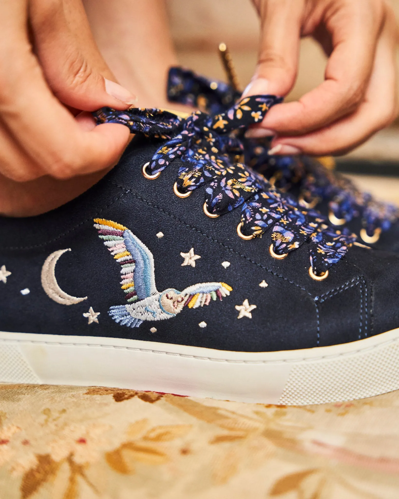 Minuit sur Terre Sneakers<Virevolte Edwige Bleu