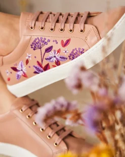 Minuit sur Terre Sneakers<Virevolte Florescence Blush