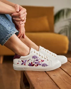 Minuit sur Terre Sneakers<Virevolte Florescence Bordeaux