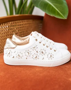 Minuit sur Terre Sneakers<Virevolte Lunes Or