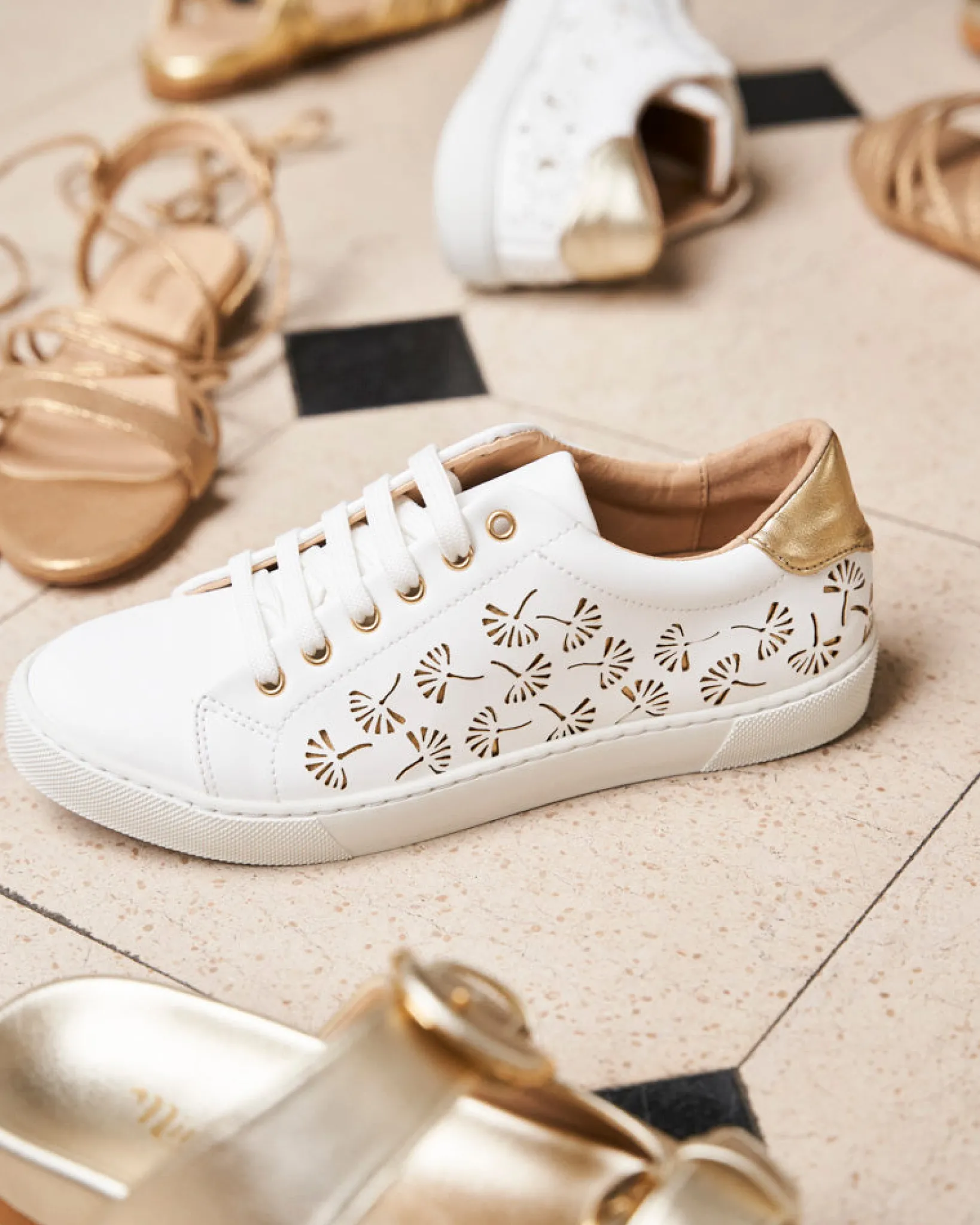 Minuit sur Terre Sneakers<Virevolte mini Ginkgo