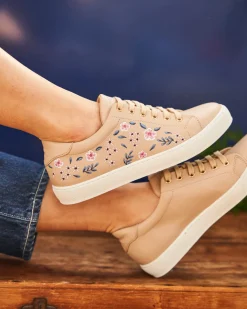 Minuit sur Terre Sneakers<Virevolte Primevère Dune
