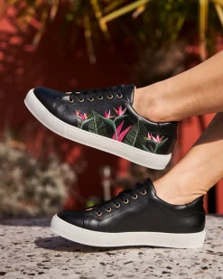 Minuit sur Terre Sneakers<Virevolte Tropical Noir