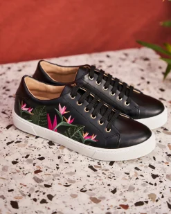 Minuit sur Terre Sneakers<Virevolte Tropical Noir