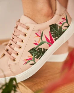 Minuit sur Terre Sneakers<Virevolte Tropical Rose