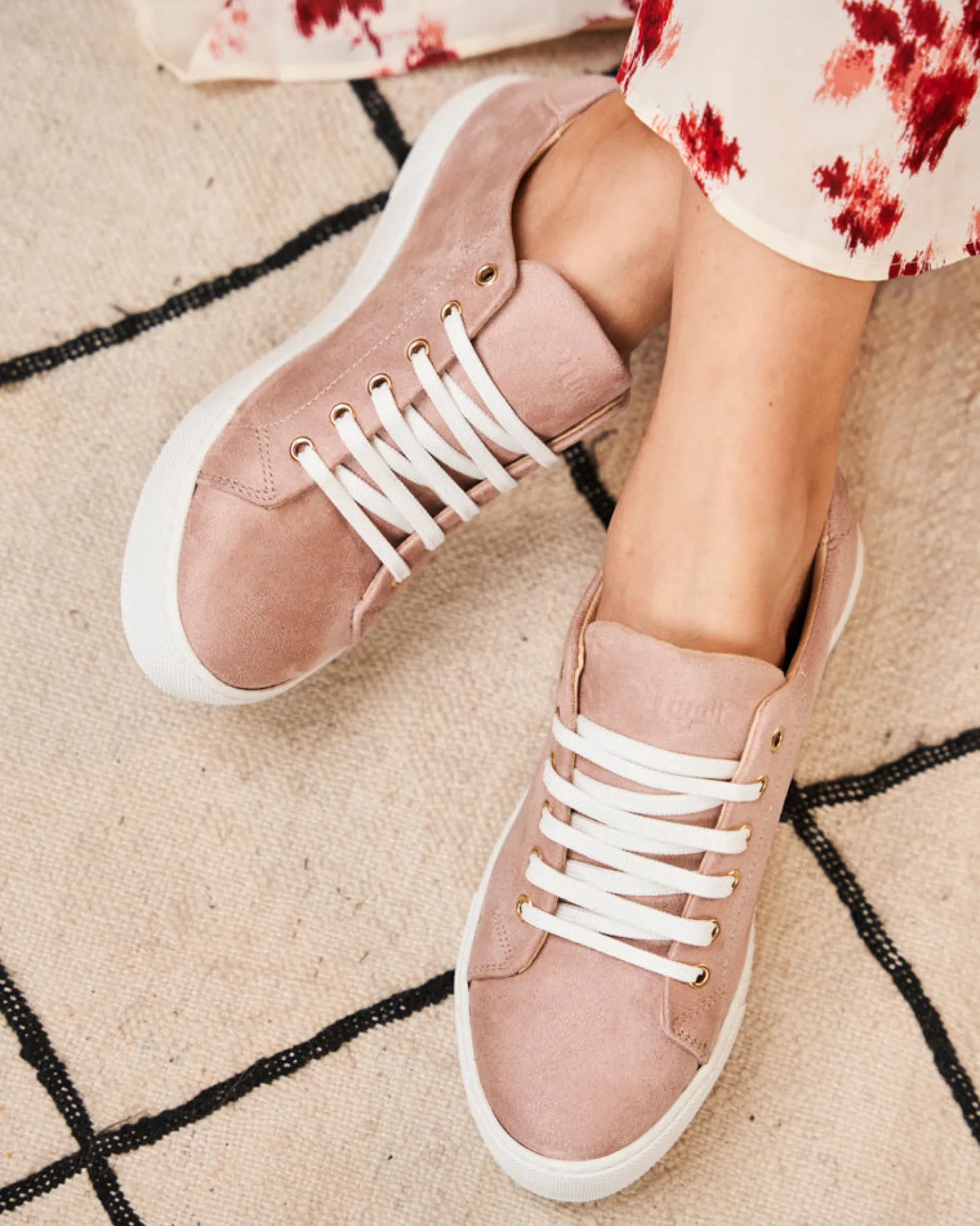 Minuit sur Terre Sneakers<Virevolte Vieux Rose